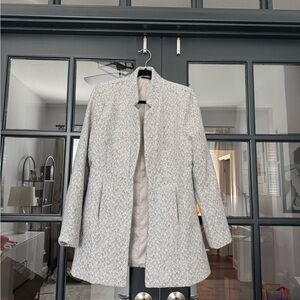 Vici Tayshia Pocketed Heather Grey Coat